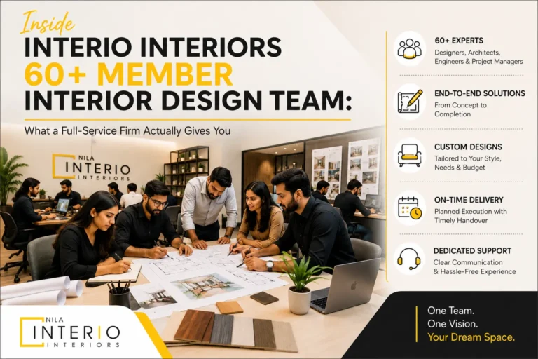 Inside Interio Interiors 60+ Member Interior Design Team: What a Full-Service Firm Actually Gives You